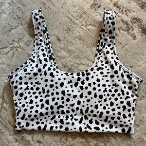 Balance Athletica M Sports Bra Snow Leopard Print
